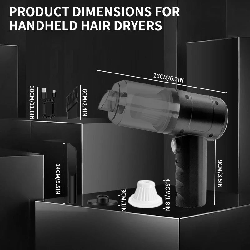 Portable Wireless Mini Car Vacuum Cleaner Rechargeable