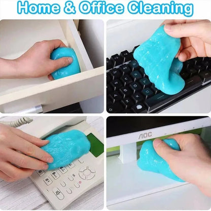 Reusable Car Cleaning Gel Slime for Dust and Crumbs