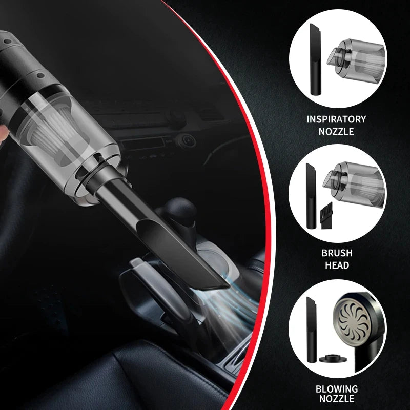 Portable Wireless Mini Car Vacuum Cleaner Rechargeable