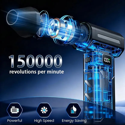 Turbo Jet Electric Air Duster – 150K RPM Brushless