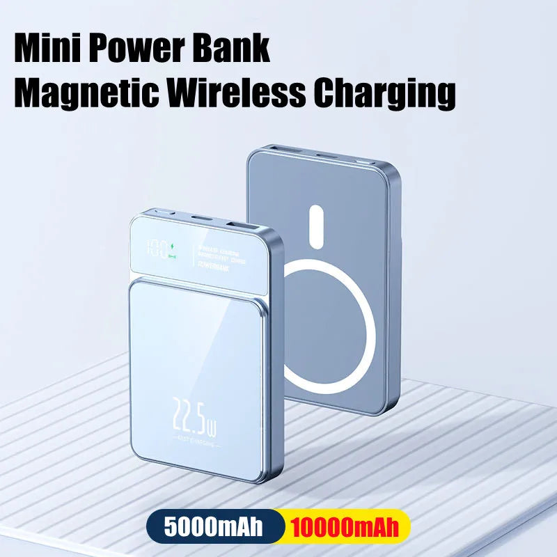10000mAh Magnetic Wireless Power Bank – 20W PD Fast Charge